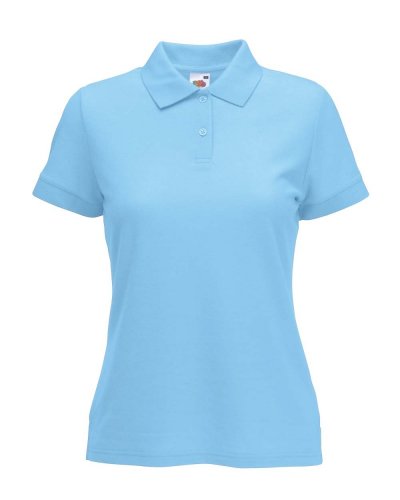 Polo tessuto misto Sky blue