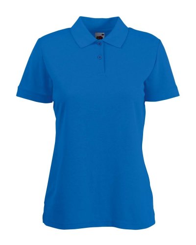 Polo tessuto misto Royal blue