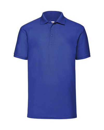 Polo tessuto misto Royal blue