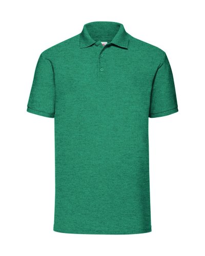 Polo tessuto misto Vintage heather green