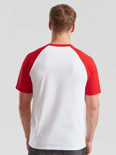 T-shirt Baseball maniche colorate 100% cotone