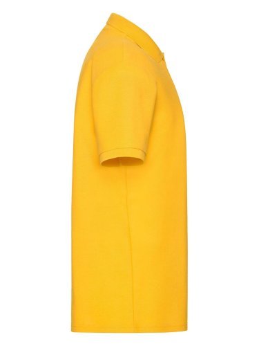 Polo  bianca, manica corta, 65% poliestere 35% cotone