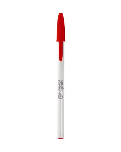 Penna a sfera Style Bianco/Rosso