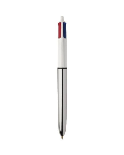 Penna a sfera 4 Colours Shine Argento