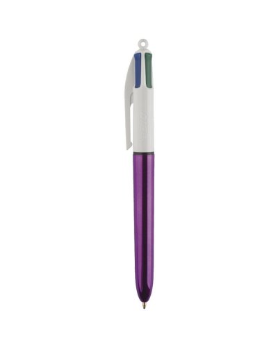Penna a sfera 4 Colours Shine Viola Metallico