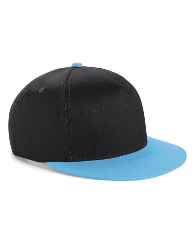 Cappellino Snapback Youth Black/Surf Blue