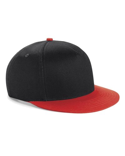 Cappellino Snapback Youth Black/Bright Red