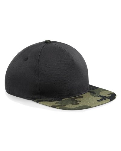 Cappellino Camo Snapback Black/Jungle Camo