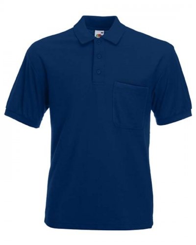 Polo con tasca Navy