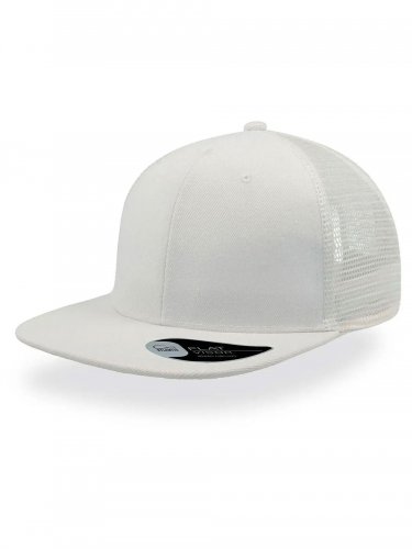 Cappellino Snap Mesh White / White