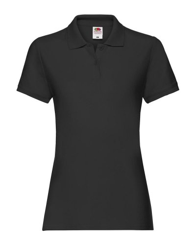 Polo Lady-Fit Premium Nero