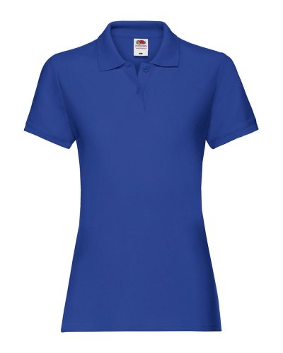 Polo Lady-Fit Premium Royal blue