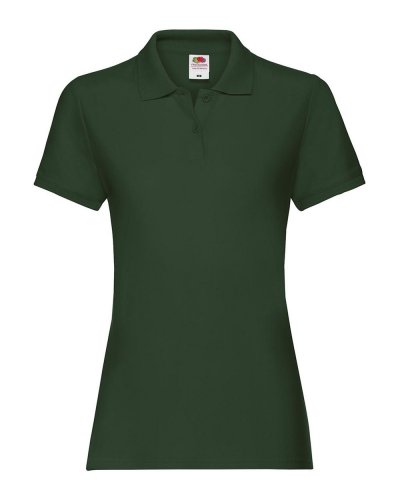 Polo Lady-Fit Premium Bottle green