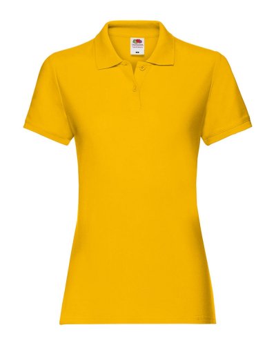 Polo Lady-Fit Premium Sunflower