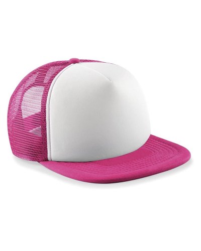 Cappellino Junior Vintage Snapback Trucker Fucsia/white