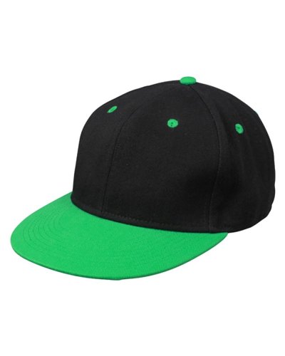 6 Panel Pro Cap Black/Fern Green