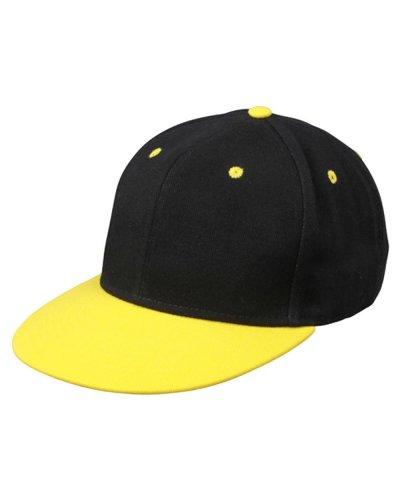 6 Panel Pro Cap Black/Sun Yellow
