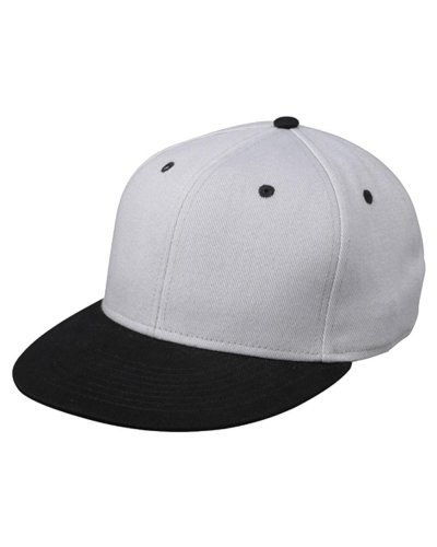 6 Panel Pro Cap Silver/Black
