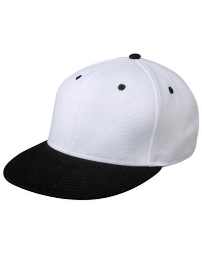 6 Panel Pro Cap White/Black