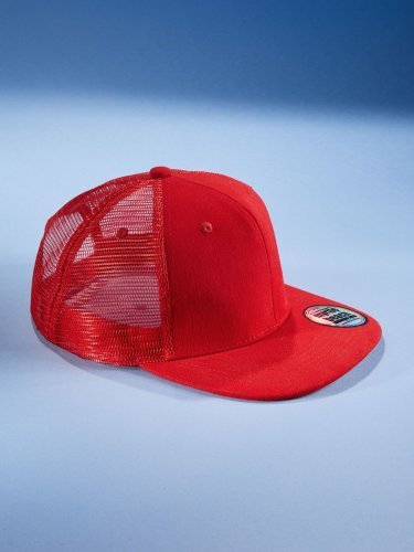Cappello Snapback 6 Pannelli Mesh Visiera Piatta -