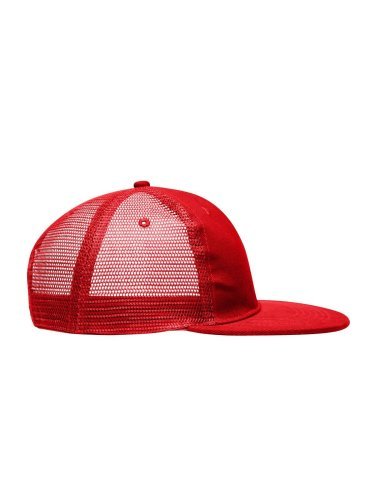 Cappello Snapback 6 Pannelli Mesh Visiera Piatta -