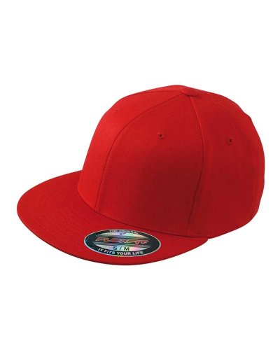 Flexfit Flat Peak Cap Red