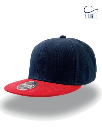 Cappellino Snap Back Navy / Rosso