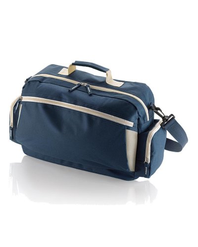 Borsa da viaggio Roma Blu Navy / Beige