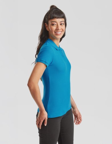 Polo donna Lady-Fit Premium in puro cotone, manica corta, regular