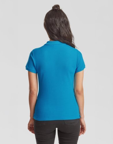 Polo donna Lady-Fit Premium in puro cotone, manica corta, regular