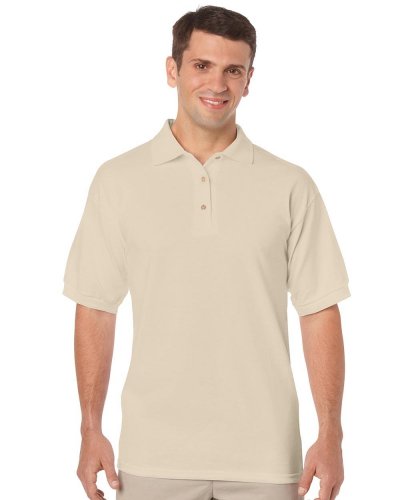 Polo uomo Jersey Gildan DryBlend Sand