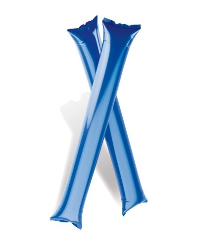 Coppia di bastoni gonfiabili Bang-Bang Blu Royal