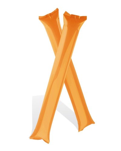 Coppia di bastoni gonfiabili Bang-Bang Arancio