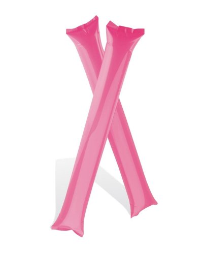 Coppia di bastoni gonfiabili Bang-Bang Rosa