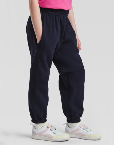 Kids Jog: Pantaloni tuta cotone, elastico vita e fondo