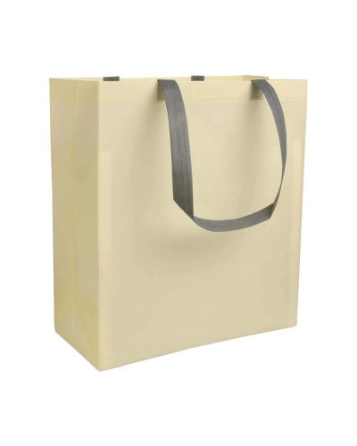 Shopper in TNT laminato Naturale