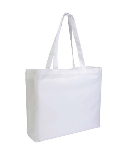 Shopper in Poliestere resistente al calore Bianco