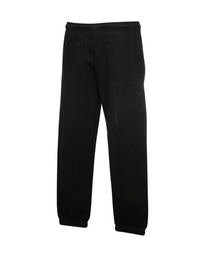 Pantalone bambino fondo elasticizzato Nero