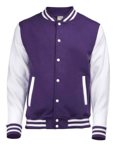 Varsity Jacket Purple/White