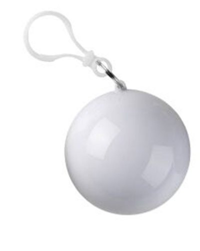 Poncho impermeabile Poncho-Ball Bianco