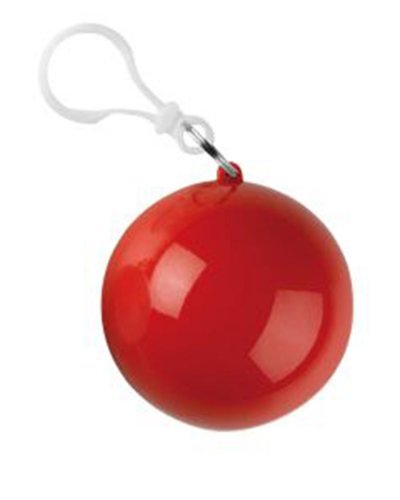 Poncho impermeabile Poncho-Ball Rosso