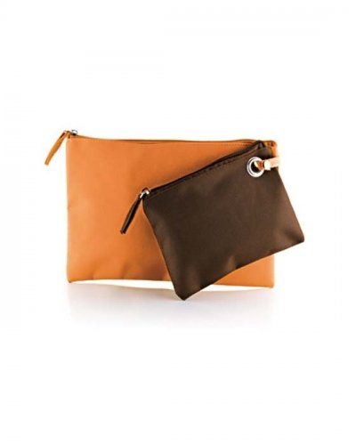 Beauty case Ischia Arancio / Marrone