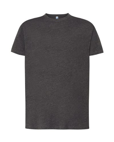 T-Shirt Regular Fluo Charcoal Heather