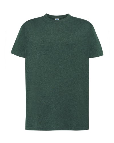 T-Shirt Regular Fluo Bottle Green Heather