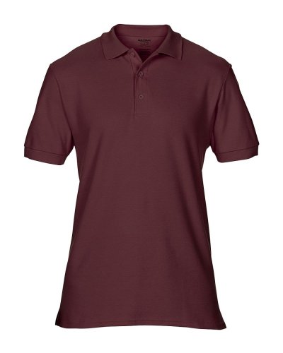 Polo Premium Cotton doppio piquè Maroon