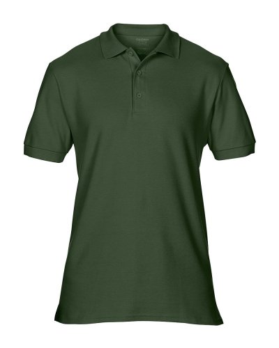 Polo Premium Cotton doppio piquè Forest Green