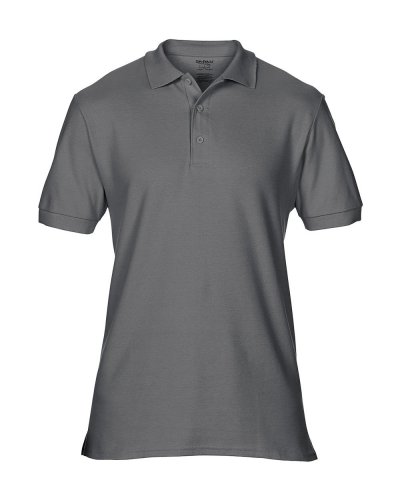 Polo Premium Cotton doppio piquè Charcoal