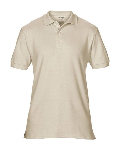 Polo Premium Cotton doppio piquè Sand