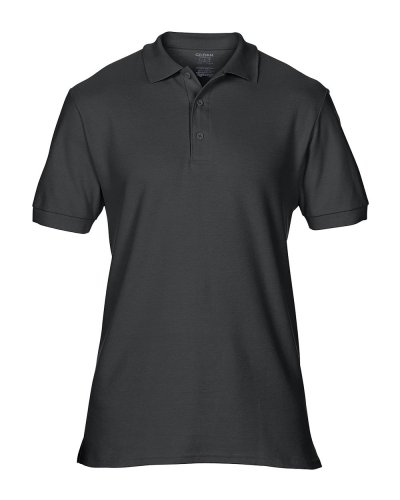 Polo Premium Cotton doppio piquè Black