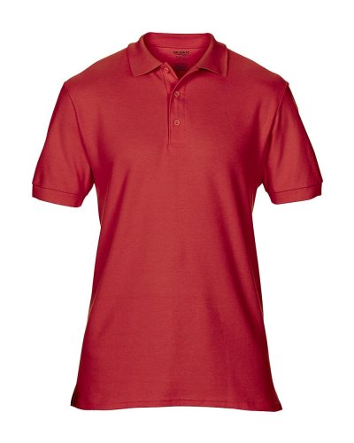 Polo Premium Cotton doppio piquè Rosso